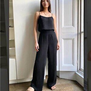 Babaton‎ Scala Jumpsuit Women’s XS Black One Piece Sleeveless Minimal Casual Fit